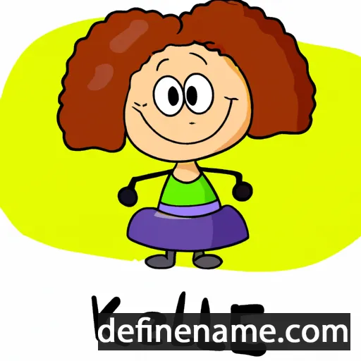 cartoon of the name Kelle