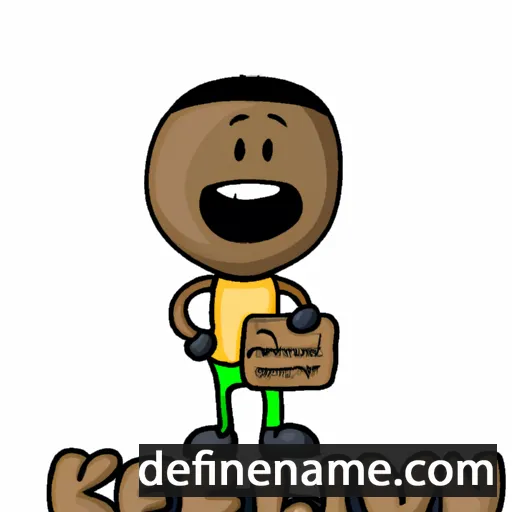 cartoon of the name Kellvin