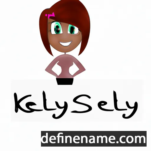 cartoon of the name Kelsy