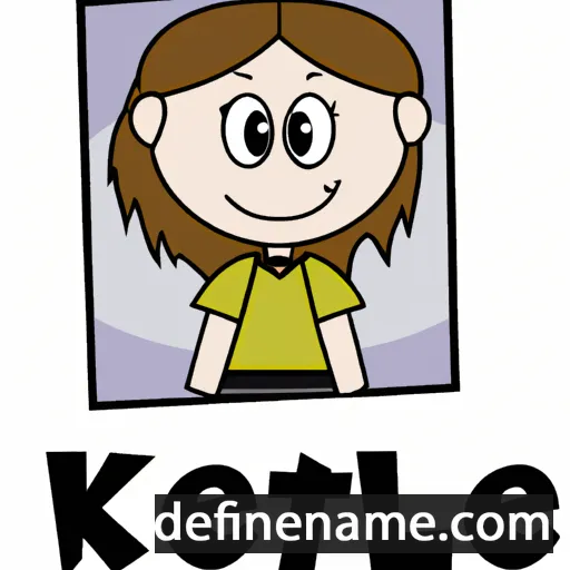 cartoon of the name Keltie