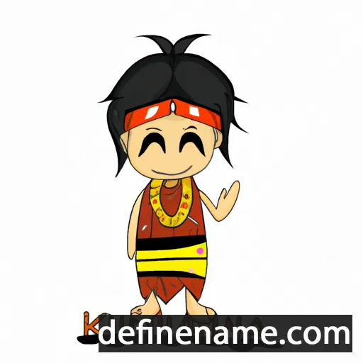 cartoon of the name Kelupaina