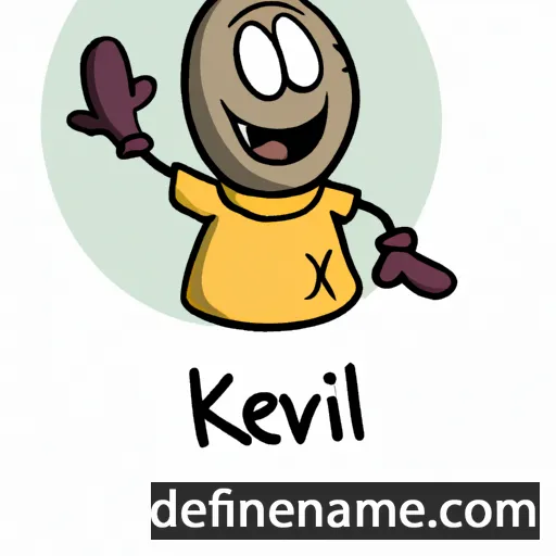 cartoon of the name Kelvi