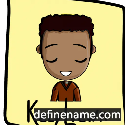 cartoon of the name Kelwyn