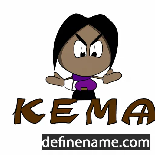 cartoon of the name Kema