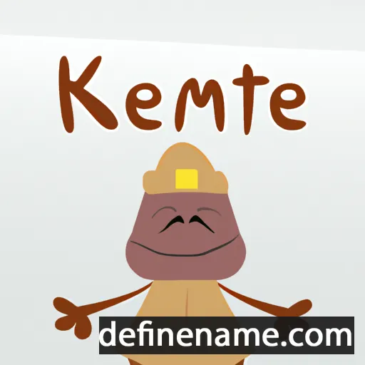 cartoon of the name Kemelte