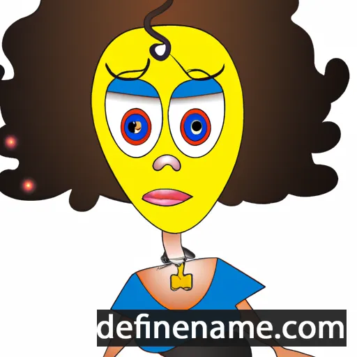 cartoon of the name Kemile