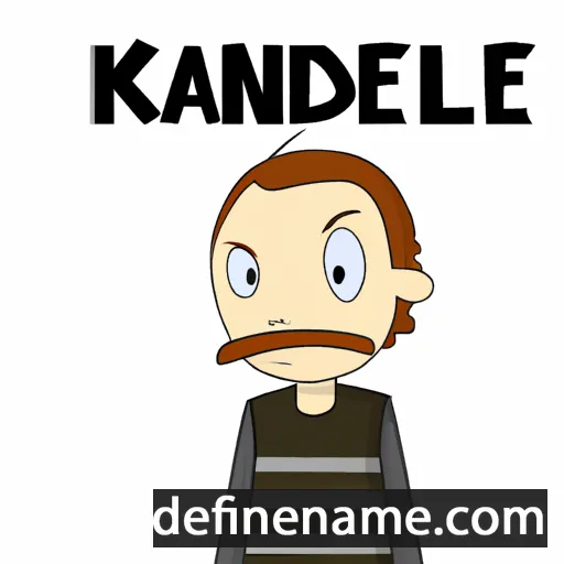 cartoon of the name Kendale