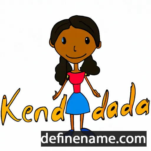 cartoon of the name Kendalia