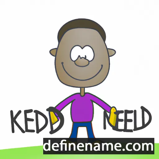 cartoon of the name Kendel