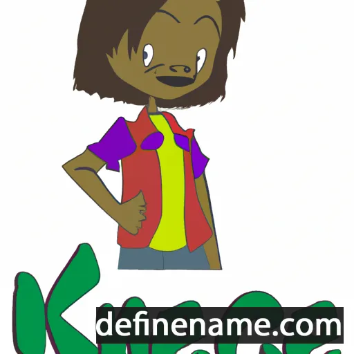 cartoon of the name Kenice