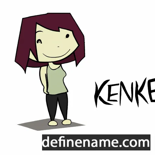 cartoon of the name Kenike