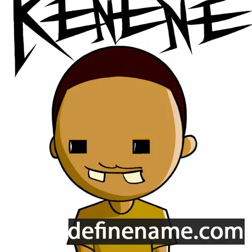 cartoon of the name Kennie