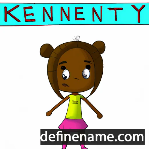 cartoon of the name Kenniya