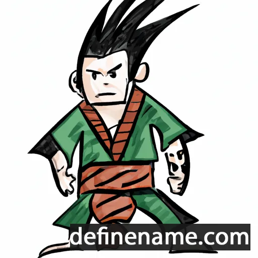 cartoon of the name Kennosuke