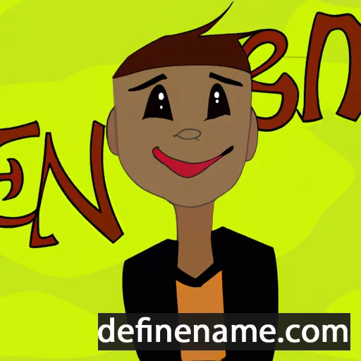 cartoon of the name Kensi