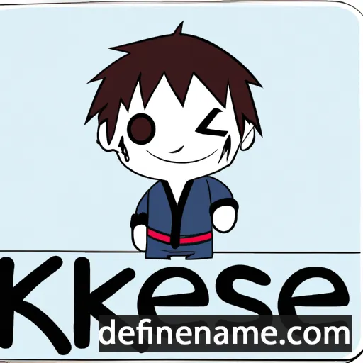 cartoon of the name Kensuke