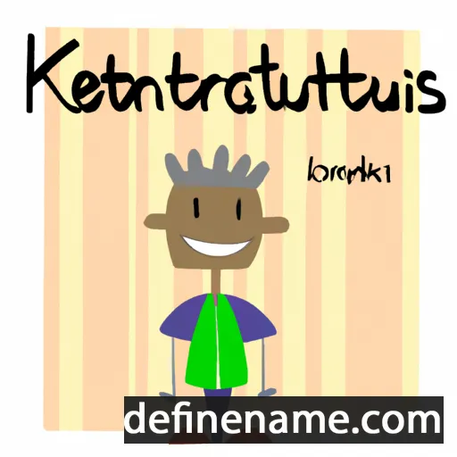 cartoon of the name Kentarius