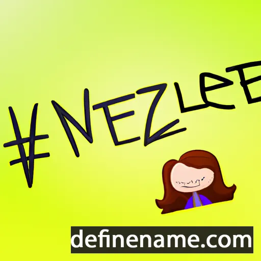 cartoon of the name Kenzlie