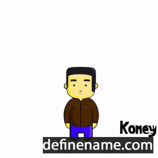 cartoon of the name Keomony