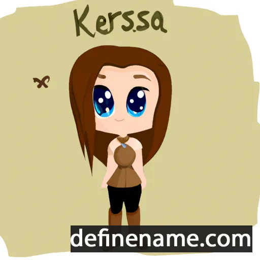 cartoon of the name Kerasia