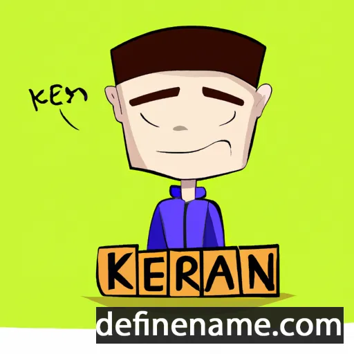 cartoon of the name Kerian