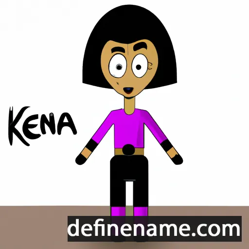 cartoon of the name Kerna