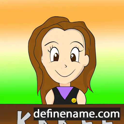 cartoon of the name Kerrie