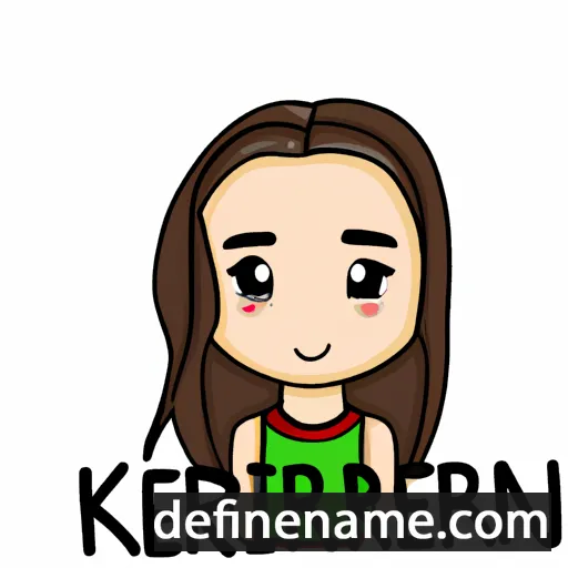 cartoon of the name Kerrien