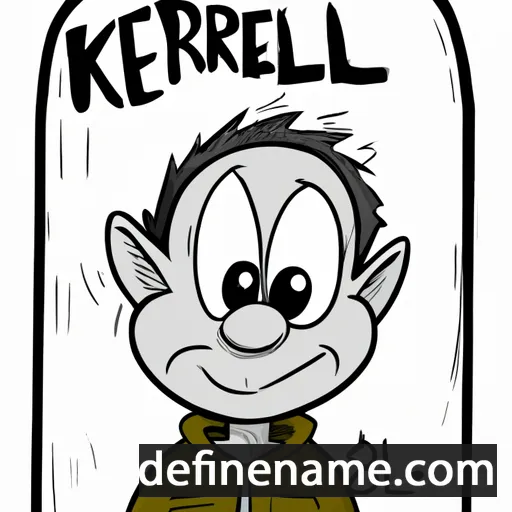 cartoon of the name Kerrill