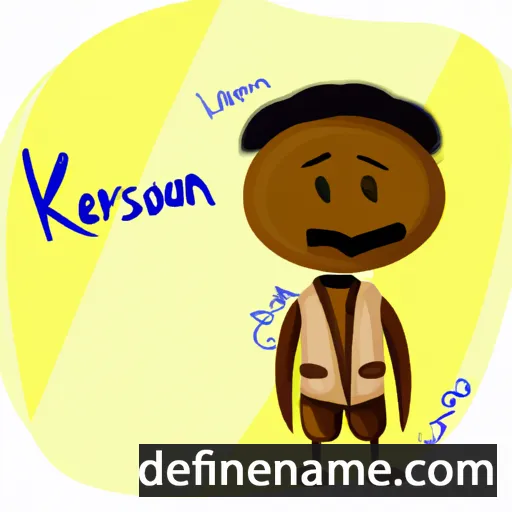 cartoon of the name Kershun