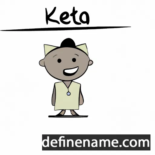 cartoon of the name Ketuta