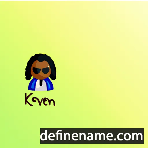 cartoon of the name Keveryn