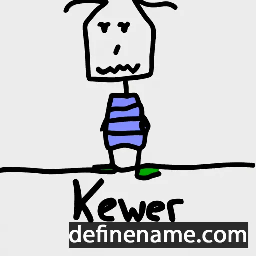 cartoon of the name Kewer