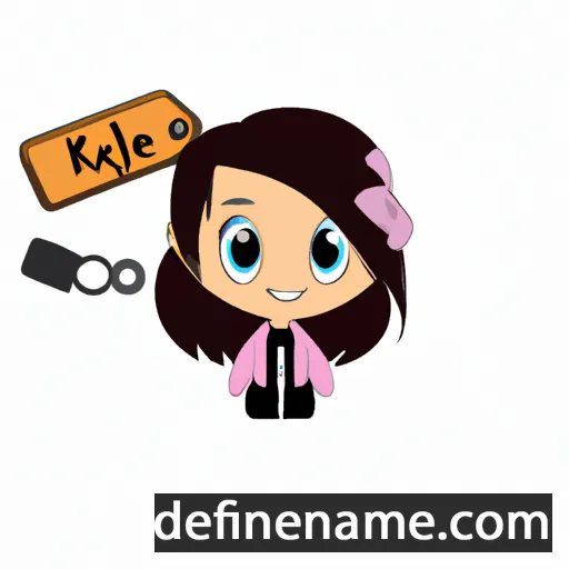 cartoon of the name Keyla