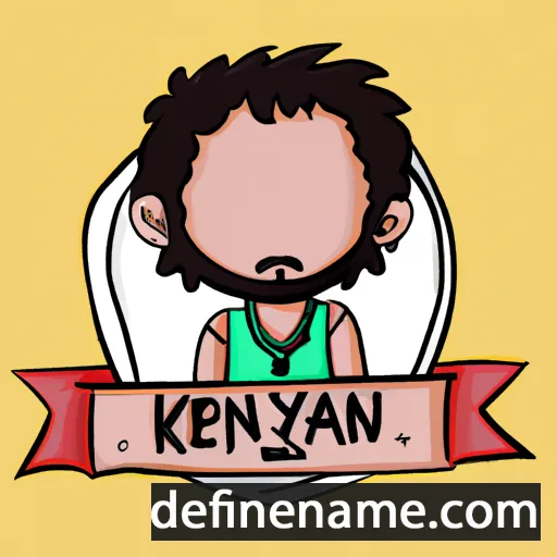 cartoon of the name Keynan