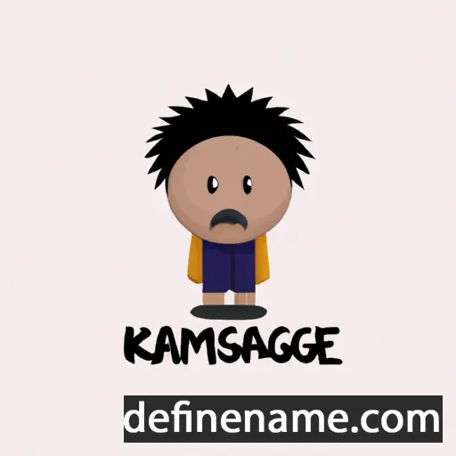 cartoon of the name Kgosiemang