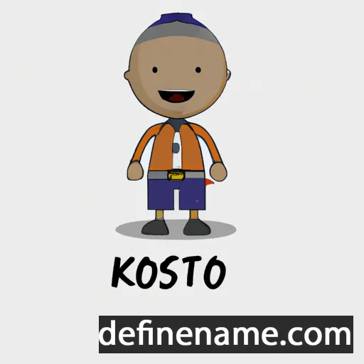 cartoon of the name Kgotso