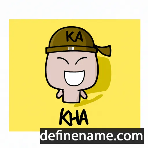 cartoon of the name Khá