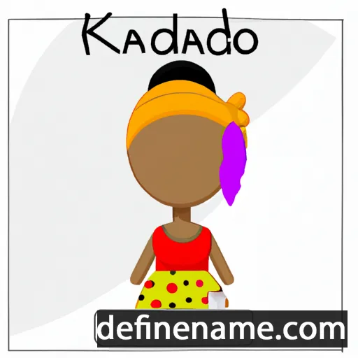 Khadijatou cartoon