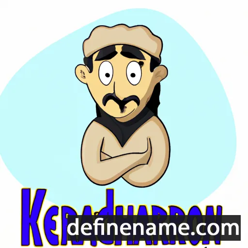 cartoon of the name Khaerudin