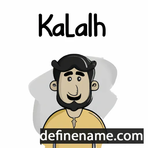 cartoon of the name Khajal