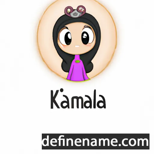 cartoon of the name Khalima