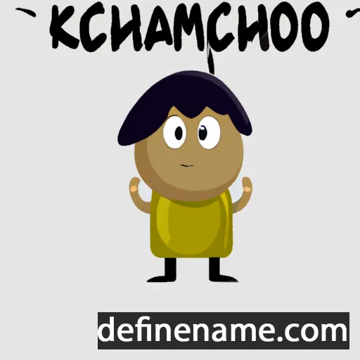 cartoon of the name Khamchi