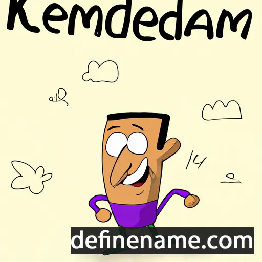 cartoon of the name Khamden