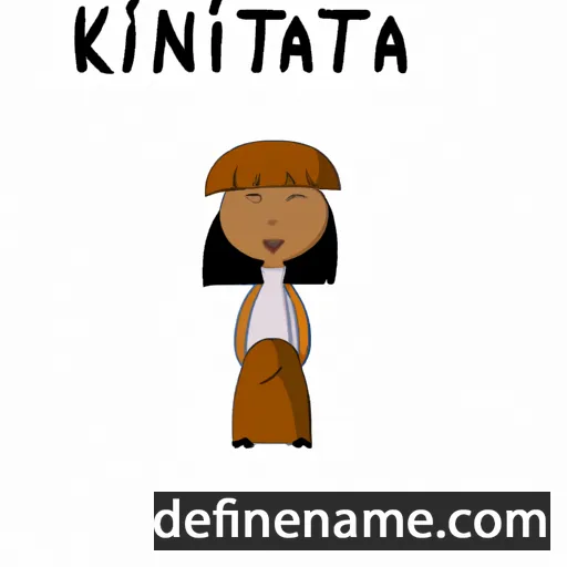 cartoon of the name Khanita