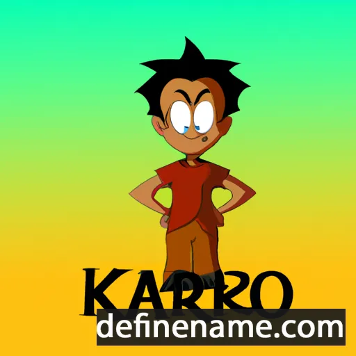 cartoon of the name Khari