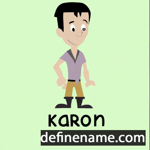 cartoon of the name Kharon