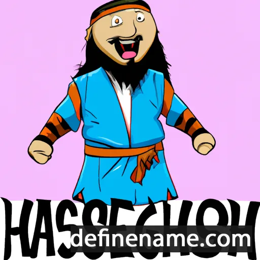 cartoon of the name Khashtsetseg