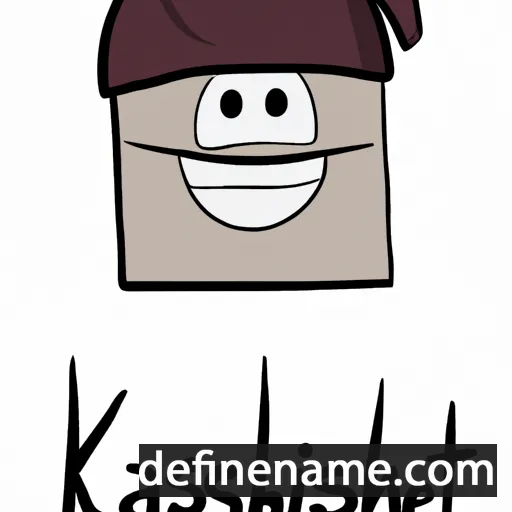 cartoon of the name Khatskel