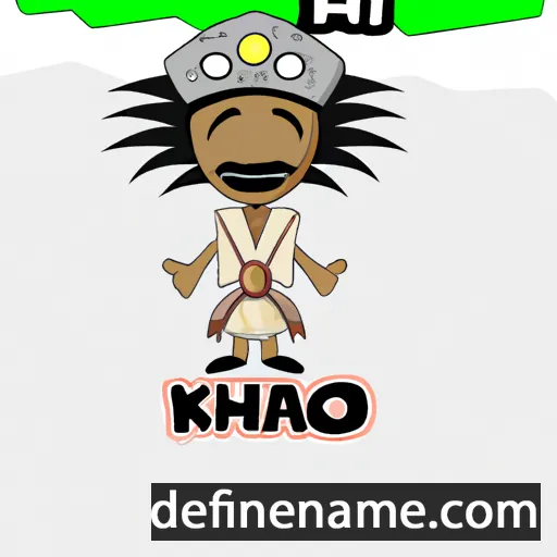 cartoon of the name Khauhelo